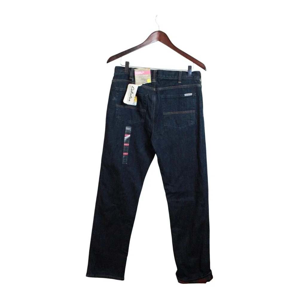 CARHARTT Jeans Blaine Flannel‎ Original Straight Leg Rugged Flex 8 REG - Picture 4 of 4
